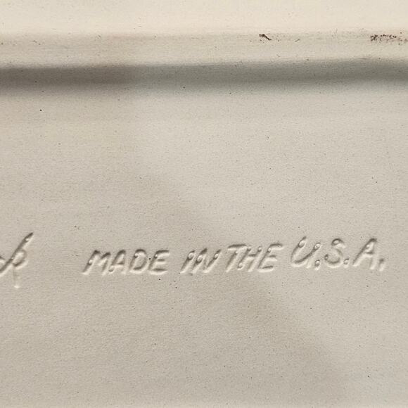 1994 Heart Land Studios Wild Horses Pottery Tray by Lyn Ulick - Stunning Design - Picture 7 of 10